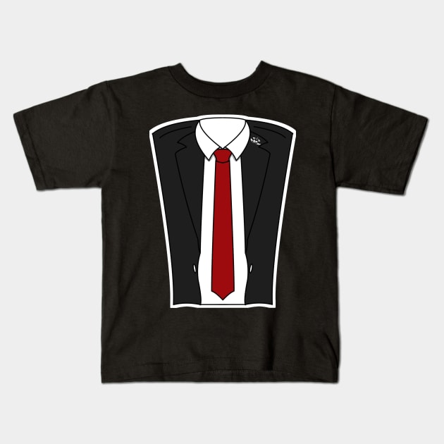 Agent 47 Kids T-Shirt by thearkhive